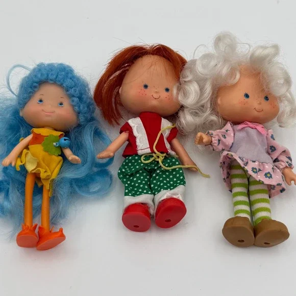 Vintage Strawberry Shortcake Doll 11pc Kenner 1980s Huckleberry Pie Blueberry - Picture 10 of 10